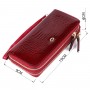 Женский клатч с двумя отделениями ST Leather 18907 Бордовый