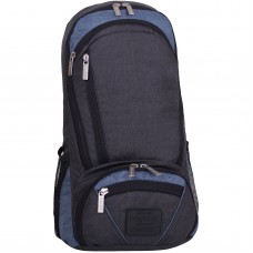 Рюкзак для ноутбука Bagland Granite 23 л, черный/серый