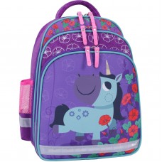 Рюкзак школьный Bagland Mouse 14 л, фиолетовый, дизайн 498
