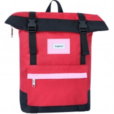 Рюкзак роллтоп Bagland Holder 25 л, красный/черный