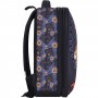 Рюкзак Bagland Turtle 17 л, черный, дизайн 658