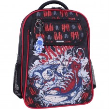 Рюкзак школьный Bagland Отличник 20 л, черный, дизайн 609