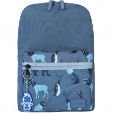 Рюкзак Bagland Молодежный mini 8 л, серый, дизайн 740