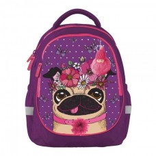 Рюкзак школьный Bagland Butterfly 21 л, фиолетовый, дизайн 890