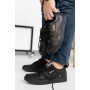 Мужские кожаные демисезонные кеды Splinter 0421 Soft Shell коричневые