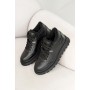 Женские кожаные зимние ботинки Udg 24149/1А черные