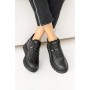 Женские кожаные зимние ботинки Udg 24149/1А черные
