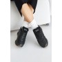 Женские кожаные зимние кроссовки Emirro 10271-01 черные