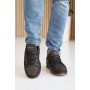 Мужские кожаные зимние кроссовки Ice field 71 Sport коричневые