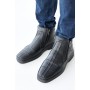 Мужские кожаные зимние ботинки Walker 23 черные