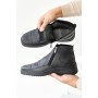 Мужские кожаные зимние ботинки Walker 23 черные