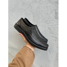 Мужские кожаные демисезонные туфли Walker 16 Шахматка черные