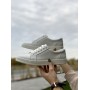 Женские кожаные демисезонные кеды Yuves 590 белые