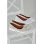 Женские кожаные летние лоферы Emirro 23367/1 белые