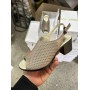 Женские кожаные летние босоножки VlaMar 535 бежевые
