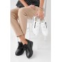 Женские кожаные демисезонные кроссовки Em 0503 Лоліта белые