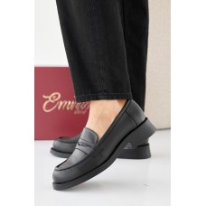 Женские кожаные демисезонные туфли Emirro 2441 Богдана черные