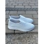 Женские кожаные летние кроссовки Emirro 541 Роза белые