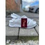 Женские кожаные летние босоножки Emirro 346 белые
