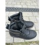 Мужские кожаные зимние ботинки Zangak 139 Оскар черные